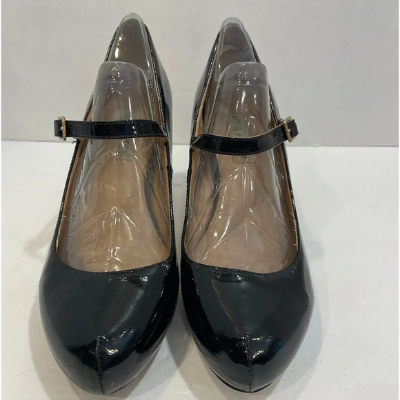 Steve Madden Black Patent Leather Mary Jane Stilettos Shoes Size 8 M - Picture 1 of 10